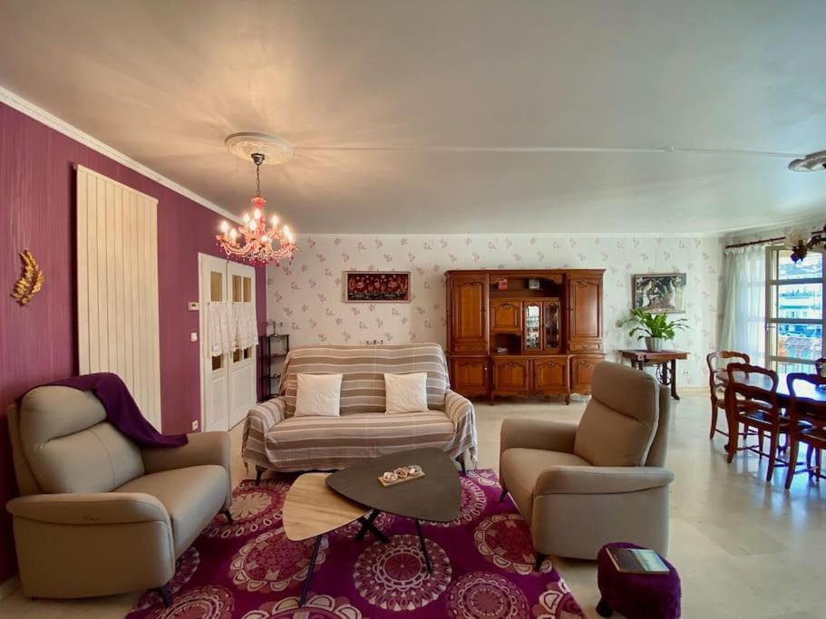 "Georgio" Grand Appartement Traversant Avec Vue Canal Et Parking Сет Екстериор снимка
